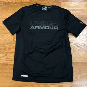Medium, Under Armour, Black with Gray lettering